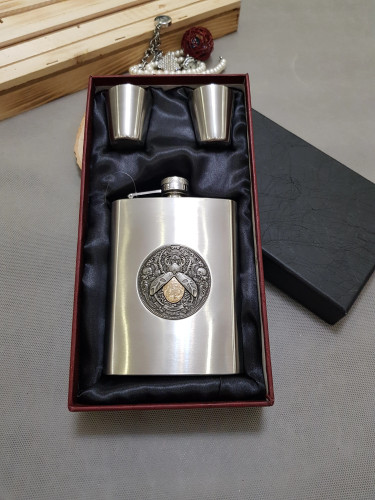 بطری جیبی استیل پلاک دار ان بی کو