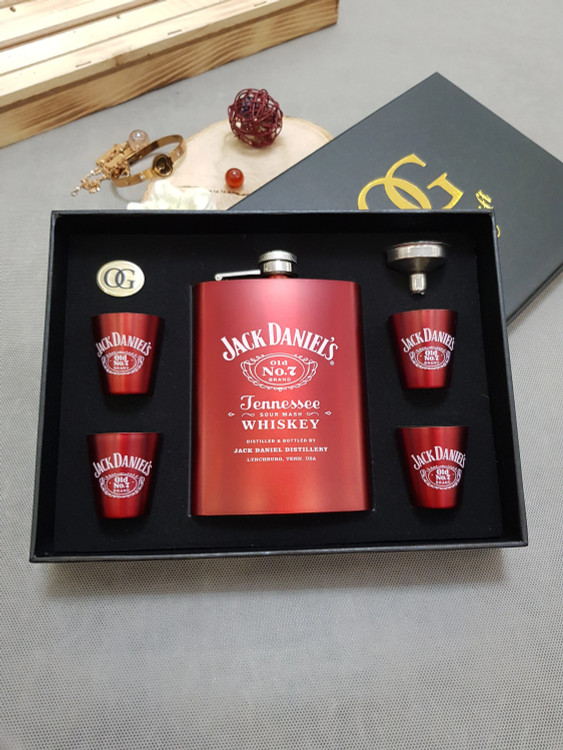 ست بطری جیبی 4 شاته قرمز جک دنیلز