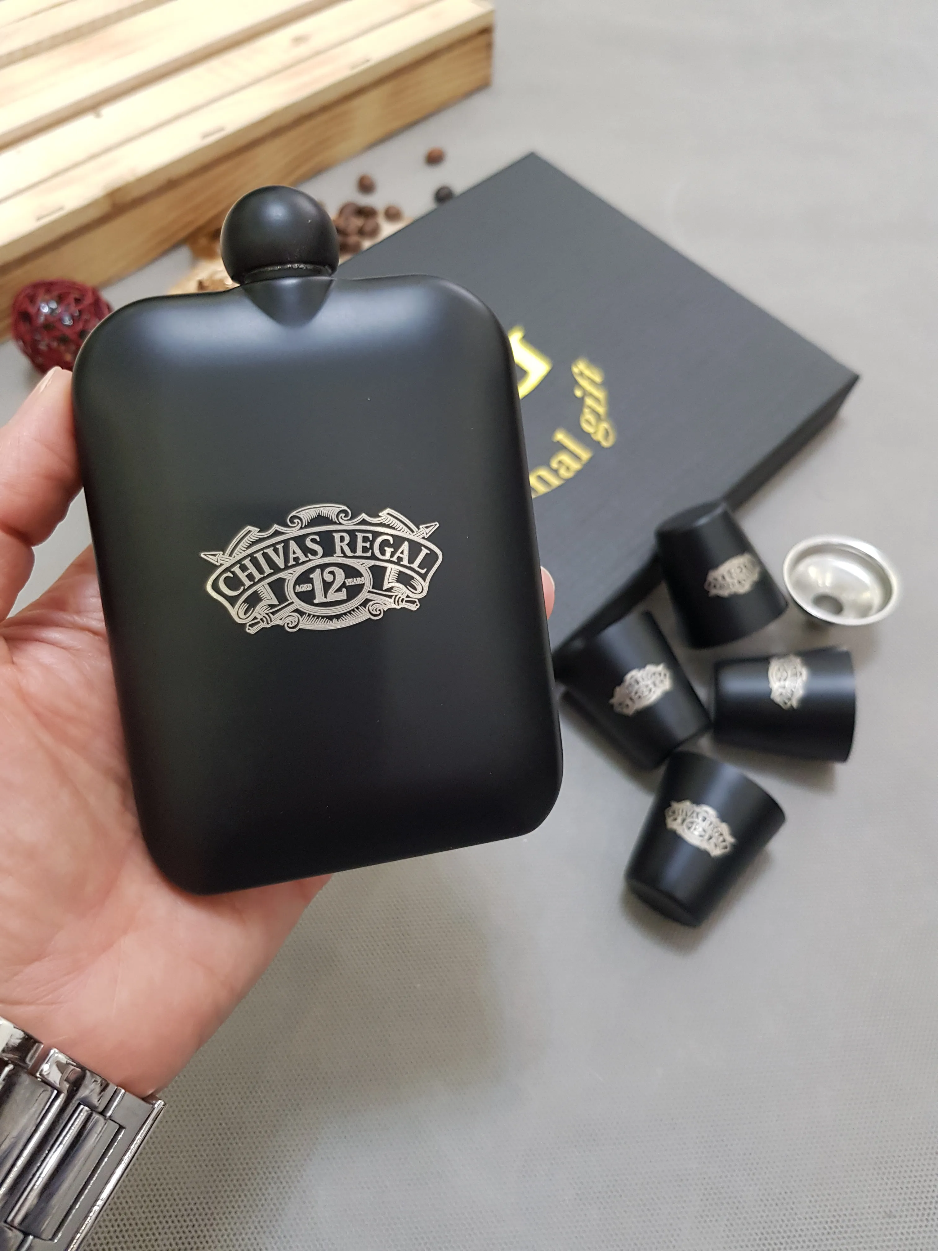 Chivas Regal Philippine Hip Flask Set