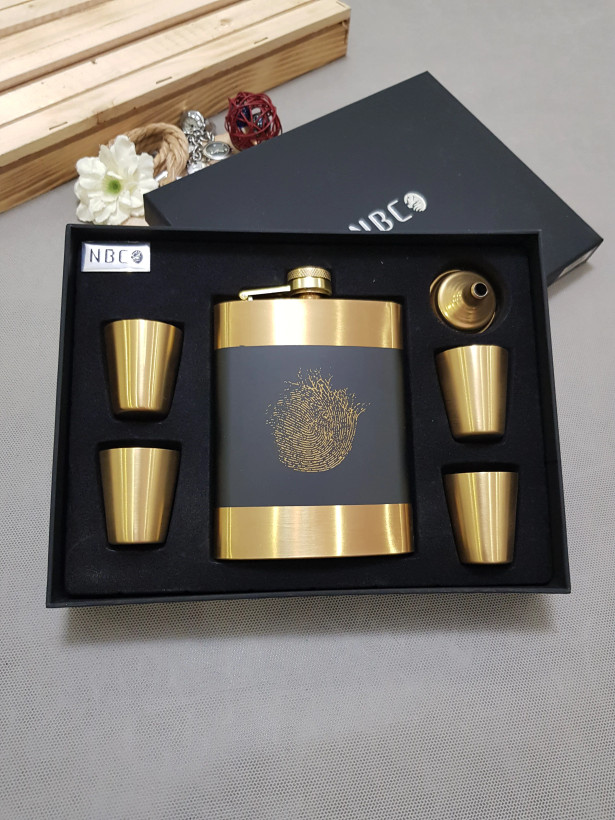 بطری جیبی با مدل اثر انگشت