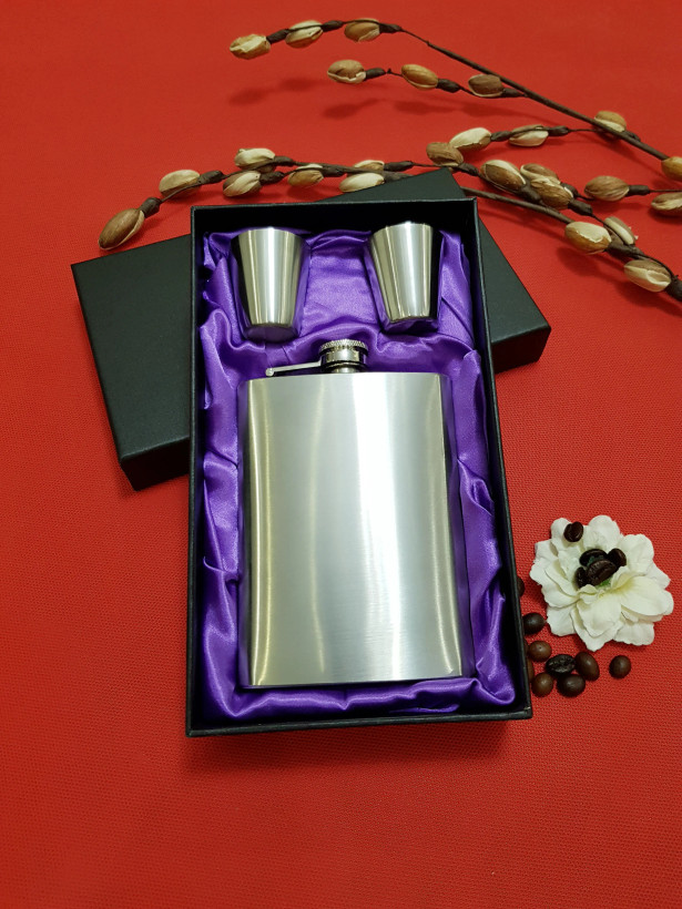 بطری جیبی استیل ساده