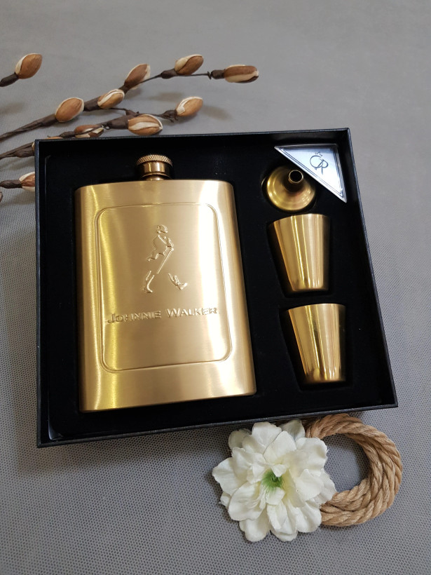 بطری جیبی طلایی مات جانی واکر