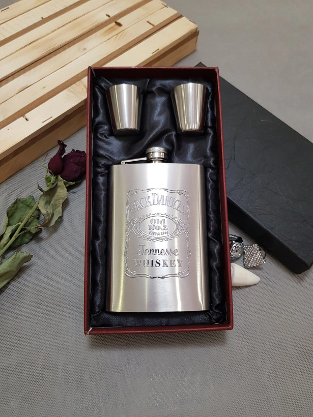 بطری جیبی دو شاته استیل جک دنیلز