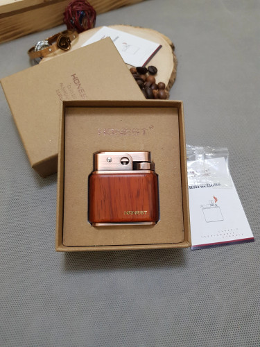 فندک بنزینی بدنه چوبی هانست