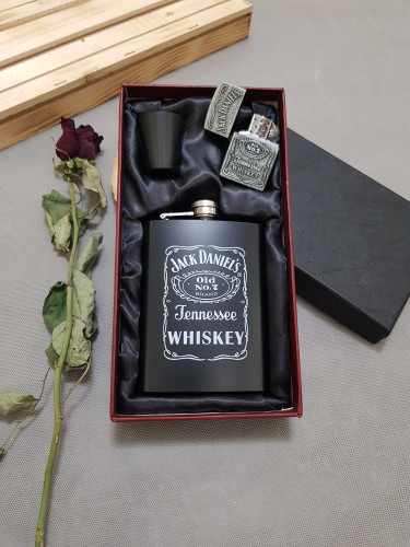 ست فندکدار مشکی مات جک دنیلز