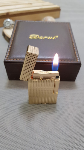 فندک گازی بغل زن طلایی لاین ۱ دروی (DERUI)