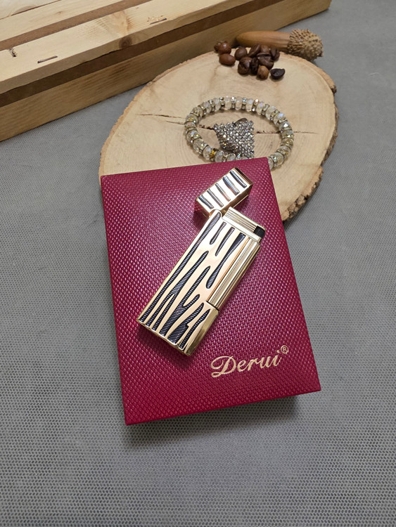 فندک دروی طرح تنه درخت با جعبه کادویی