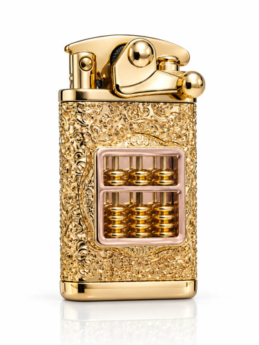 Zorro Gold Petrol Lighter with Abacus Feature